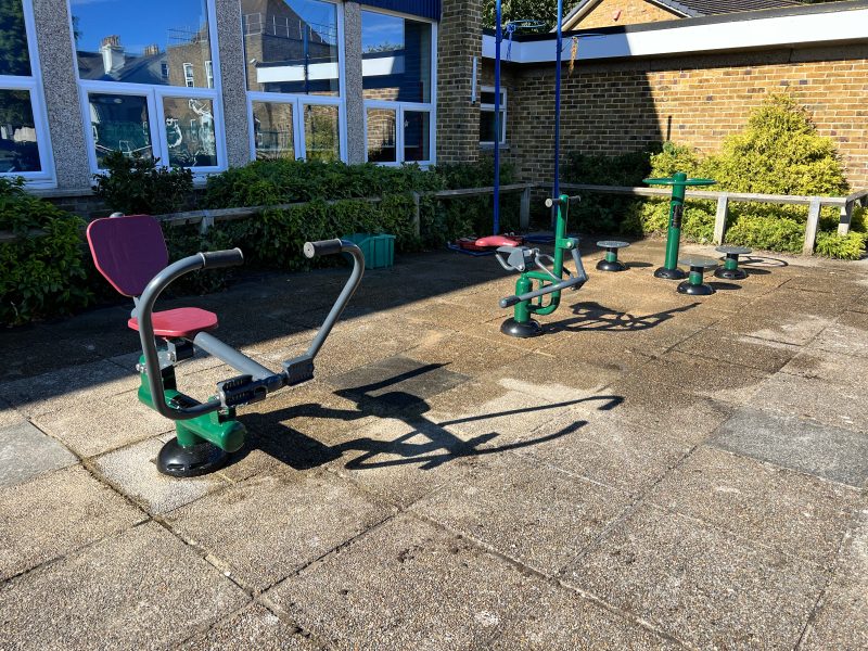 Children playground gym equipment