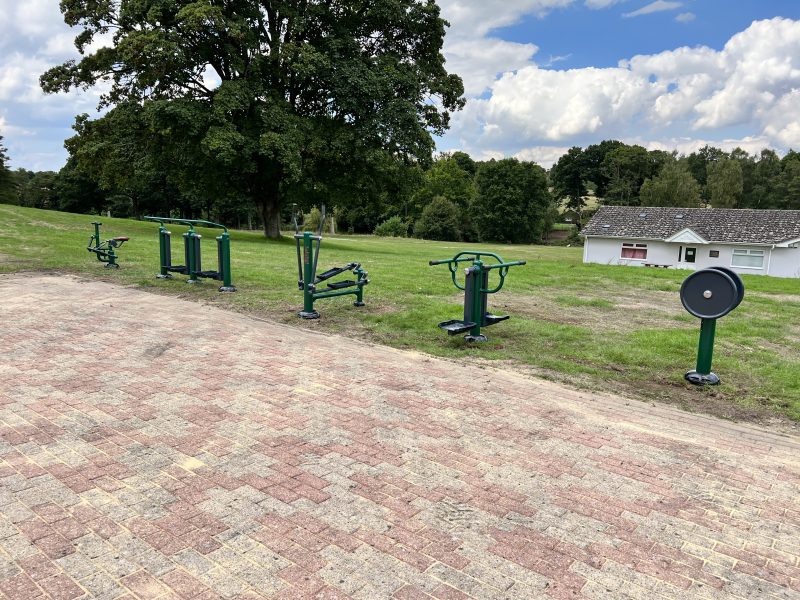 school garden gym equipment installation cost