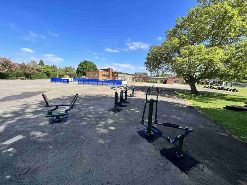 outdoor gym Rubber matting flooring